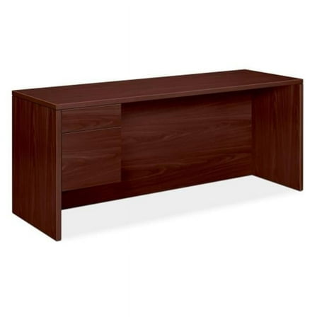 HON COMPANY HON10546LNN Left Pedestal Credenza - Mahogany - 72 in. x 24 in. x 29.5 in.