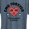 thumbnail image 3 of Instant Message - Emo Forever  - Women's Short Sleeve Graphic T-Shirt, 3 of 6