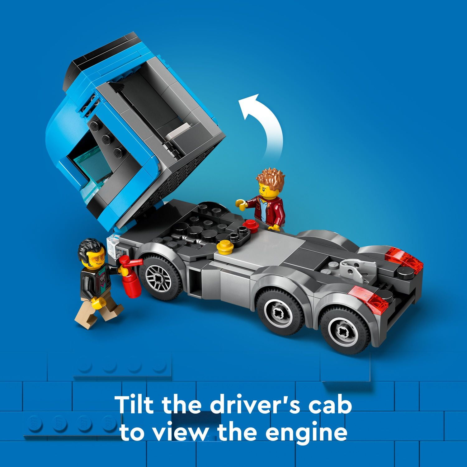 LEGO City Car Transporter Truck with Sports Cars Playset, Car Toy, 4 Vehicle Toys for Ages 7 and up, 60408