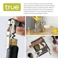 thumbnail image 2 of True TrueTap Double Hinged Waiter’s Corkscrew, Blue Wine Bottle Opener with Foil Cutter, Wine Key, 2 of 5