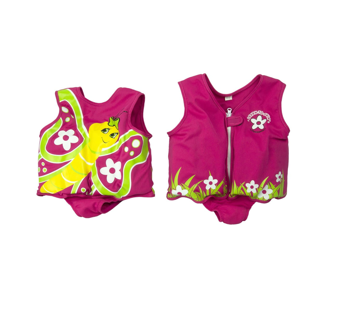 Poolmaster Toddler's Unisex Butterfly with Flowers Foam Swim Vest