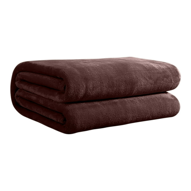 The Office Blanket Solid Color Flannel Blanket, Summer Conditioning Blanket, Office Sleeping Blanket, Double-Layer Double-Sided Flannel Blanket, Four Season Thin Blanket Thin Blankets for Summer