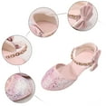thumbnail image 7 of UngA Toddler Dress Sandals Girls Sandals Fashion Bow Summer Shoes for Toddler/Little Kid Flower Girl Sandals(Pink,Size 2), 7 of 7
