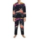 thumbnail image 3 of Fotbe Explosive Fluid Splash Art Pijama de Hombre con Estampado de Manga Larga, Conjunto de 2 Piezas, Ropa de Dormir Suave y Cómoda con Bolsillos-Small, 3 of 7