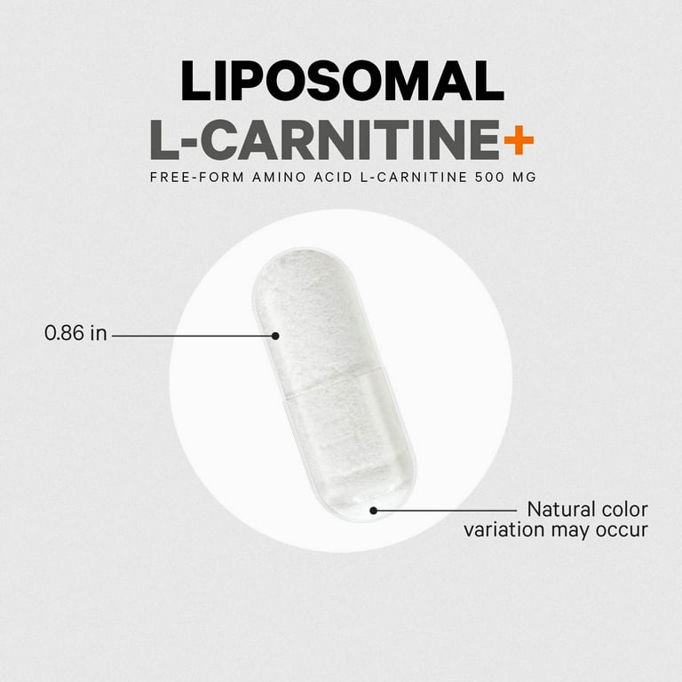 Codeage Liposomal L-Carnitine+, 500 mg , 90 Capsules
