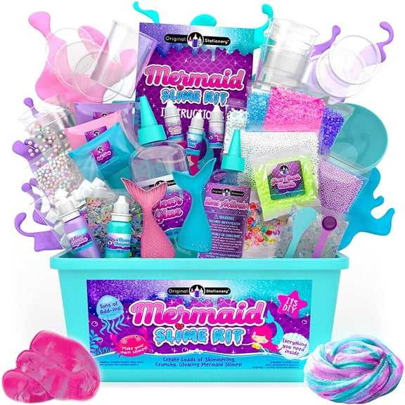 Original Stationery Mermaid Multicolor Slime Kits for Girls