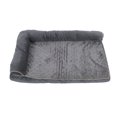 thumbnail image 2 of Comfortable Dog Couch Bed, Sponge Filling Unique Style Short Plush Pet Sofa Bed  with Removable Washable Cover for Indoor PetsDeep Gray, 2 of 7