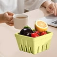 thumbnail image 1 of COM1950s Square Plastic Fruit Basket, Thickened and Drop-Proof Storage Basket for Kitchen and Home Organization, Ideal for Food Photography and Decor, Durable Design with Stable Square Shape, 1 of 8