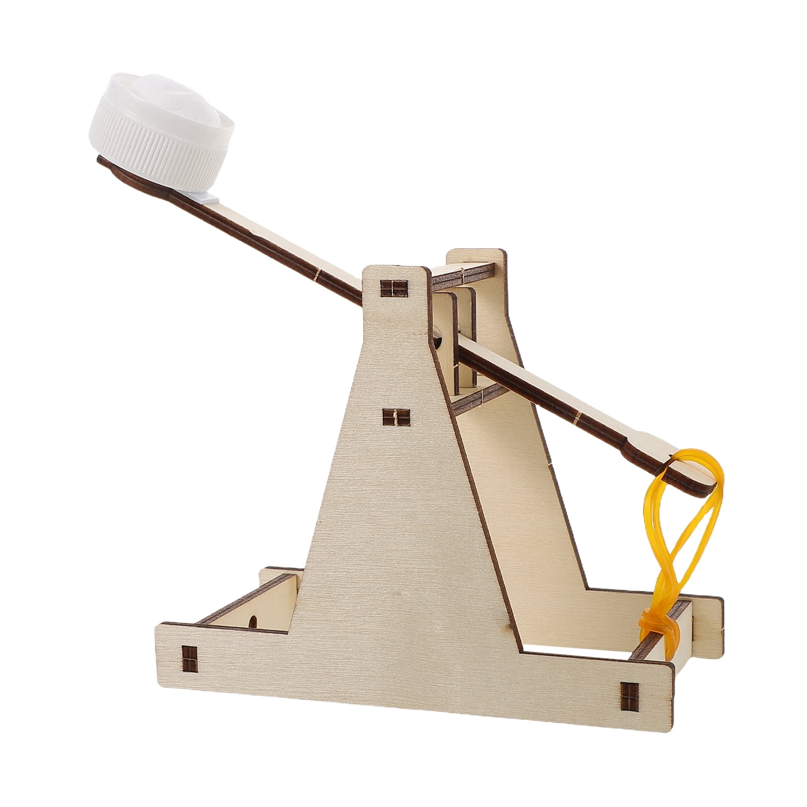 MOVTOTOP Wood DIY Catapult Kit for Kids Khaki Color Family Fun