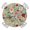 Sage Green Pink, variant on Spring Floral Round Tablecloth for 45-54 Inch Tables, Fitted Table Cover with Elastic Edge, Modern Oil Painting Abstract Art Waterproof Outdoor Table Cloth Protector for Patio Garden Dinner Picnic