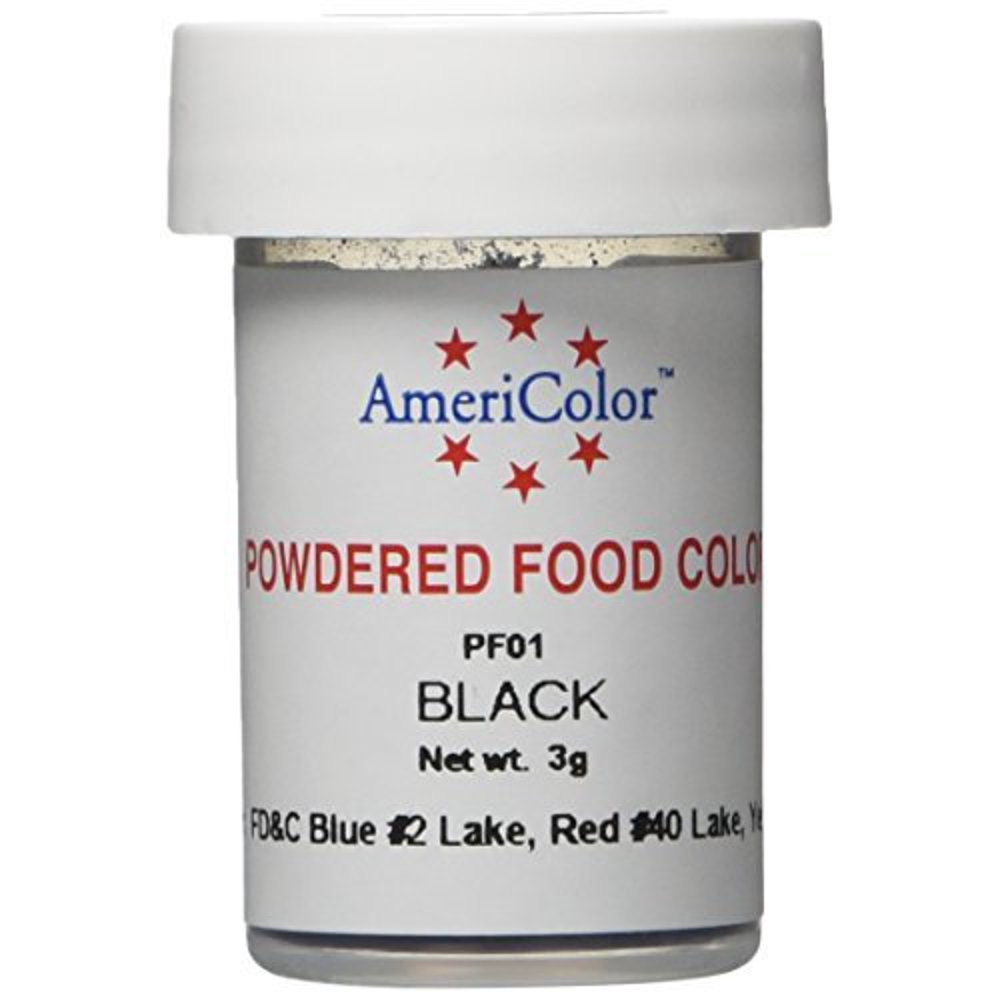 Americolor Powder Food Color, 3gm, Black