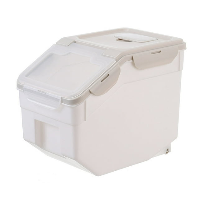 EGNMCR 10kg/15kg Multi-function Sealed Insect-proof And Rice Storage Box rice storage