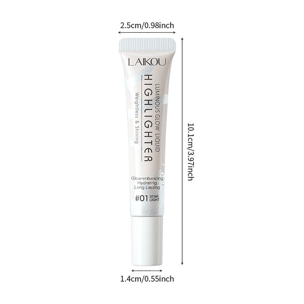 Crema de alto brillo Liangze de 8 g para cubrir imperfecciones y contorno facial