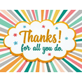 thumbnail image 3 of Colorful Design Appreciation Banner Decorative Floral Thank You Event Decor for Office Party Employee Recognition Celebration, 3 of 7