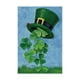 thumbnail image 2 of Bandera de jardín del día de San Patricio Tréboles de doble cara Bandera de tréboles verdes irlandeses para decoración de jardín y familia, 18 '' × 12 segundo Soledad banderas del día de san patricio, 2 of 8