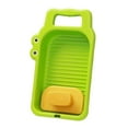 thumbnail image 2 of DOLITY Mini Washing Board Washboard Basin for Kids Training Small Delicate Articles Green, 2 of 9
