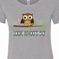 thumbnail image 4 of Inktastic 50th Birthday Looks Whoos 50 Owl Women's T-Shirt, 4 of 5