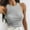 Gray, variant on OKBOP Athletic Tank Tops for Women,Solid Color Sleeveless Round Neck Elastic Comfortable Vest Pullover Red Blouses for Women Red Sweatshirt