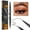 Light Brown, variant on JAYWAYNE 4-Tip Head Liquid Eyebrow Pen, 2-in-1 Double-ended Microblading Pen with Ultra-Fine Point, Waterproof Formula for Natural Hair-Like Strokes, Dark Brown