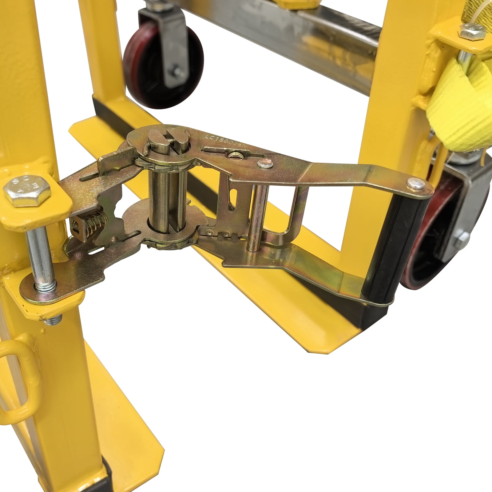 3968lbs Hydraulic Machinery Equipment Mover Furniture Lift Transport Cart Hand Truck Dolly with Wheel Max Lift 9.84in