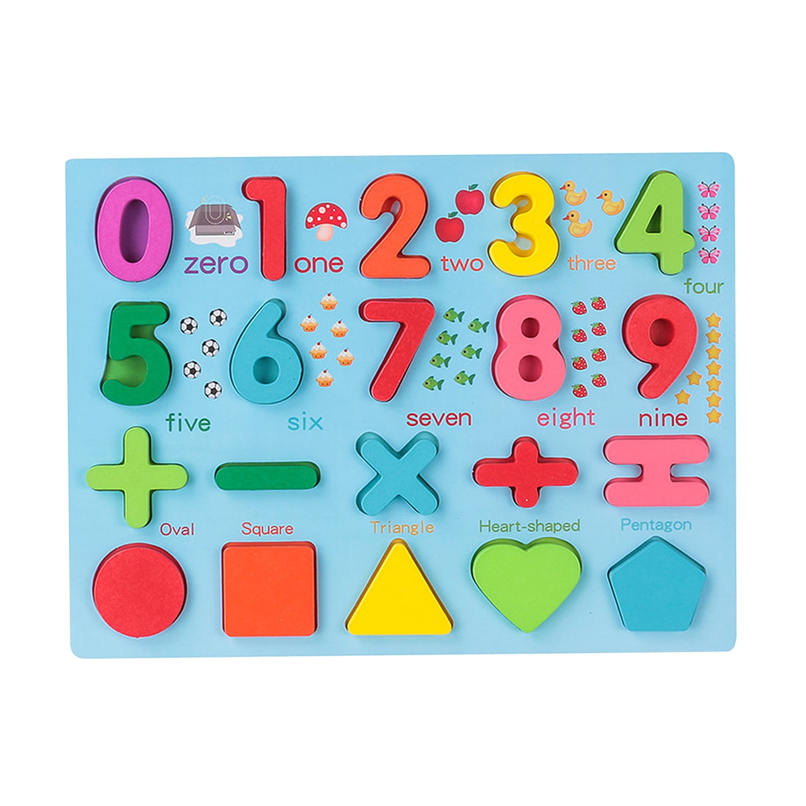 Digital Letter Puzzle Matching Board Early Educational Toy for Age 3 4 5 