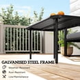 thumbnail image 4 of Outsunny Outdoor Coffee Table, Patio Coffee Table with Slatted Tabletop, 4 of 10