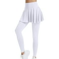 thumbnail image 2 of FAIWAD Women Pleated Tennis Skirts Legging High Waist Athletic Golf Workout Running Yoga Pants, 2 of 5