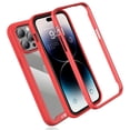 thumbnail image 3 of Elegant Choise for iPhone 14 Pro Case with Built-in Back Protector Shockproof Phone Cover, Red, 3 of 14