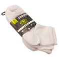 thumbnail image 3 of Calceta Deportiva Athelic Works para Mujer, Tipo Quarter de Nylon Punta Talón Half Cushion Blanco 3 Pares Unitalla, 3 of 4