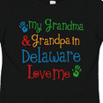 thumbnail image 4 of Inktastic Delaware Grandma Grandpa Love Me Boys or Girls Toddler T-Shirt, 4 of 5