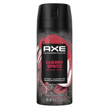 Axe Deodorant Body Spray for Men Fine Fragrance Fruity Cherry Spritz Aluminum Free, 4 oz​