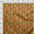 thumbnail image 3 of oneOone Rayon Orange Fabric Tropical Sewing Craft Projects Fabric Prints By Yard 56 Inch Wide, 3 of 5