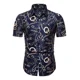 thumbnail image 1 of Camisa Hawaiana Moda Casual Estilo Slim Fit Para Hombre, 1 of 5