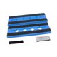 thumbnail image 5 of Pedalera de efectos de guitarra Pedalboard Diseño ligero de pasos Placa de efectos simple Azul, 5 of 9