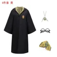 thumbnail image 3 of Uniforme escolar de Marfa, disfraz de Hogwarts, túnicas mágicas, capa de Gryffindor, suéter de Hufflepuff, corbata de Slytherin, falda de Hermione, 3 of 5