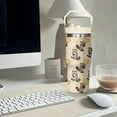 thumbnail image 6 of 30oz Cute Raccoon Tumbler with Handle and Flip Straw, Stainless Steel Insulated Cup, Travel Coffee Mug Water Bottle, Birthday Mothers Day Chritmas Gifts for Women Animal Lovers, 6 of 6