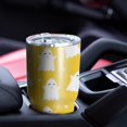 thumbnail image 4 of 30oz Happy Halloween Ghost Pattern Tumblers Stainless Steel Tumbler with Lid and Straw,Vacuum Insulated Double Wall Travel Tumbler Cups Mug with Cleaning Brush for Coffee,Tea, 4 of 7