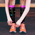 thumbnail image 3 of 5 Pairs Medical Sport Compression Socks - 15-20mmhg Graduated Knee-High Support for Men & Women, Ideal for Soccer, Running, and Nurses, 3 of 7