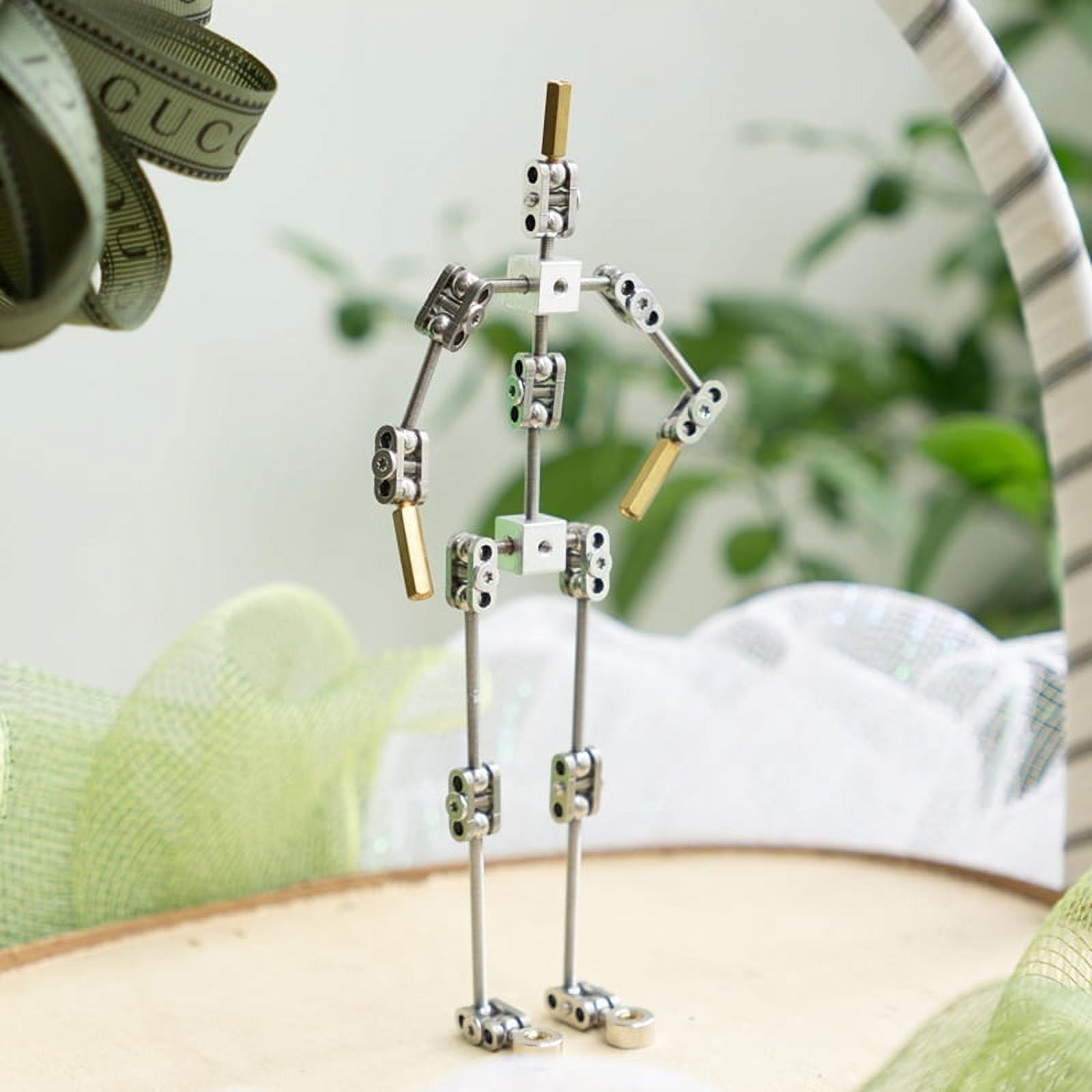 Armature Kit - DIY Metal Puppet Figure Skeleton, Easy to Assemble, Animated Character Design, for Stop Motion Animation