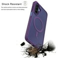 thumbnail image 2 of Tekcoo for Samsung Galaxy A17 5G Case, Compatible with MagSafe Military Grade Drop Protection Magnetic Rugged Cover Translucent Back Shockproof Cell Phone Case for Galaxy A17 5G 6.7" - Purple, 2 of 11