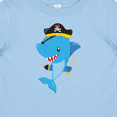 thumbnail image 4 of Inktastic Pirate Shark, Shark Wearing Pirate Hat, Blue Shark Boys or Girls Baby T-Shirt, 4 of 5