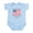 Sky Blue, variant on CafePress - Pledge Of Allegiance Infant Bodysuit - Baby Light Bodysuit, Size Newborn - 24 Months