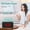 Black-Radio, variant on Wooden Digital Led Alarm Clock Fm Radio Fast Wireless Station For Iphone/samsung Galaxy 5 Level Dimmer Usb Charging Port 9 Sounds Sleep Timer Bedroom Bedside Desk