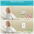 thumbnail image 2 of MLLIZH 10 Pack 1-Gang Screwless Wall Plate, Decora Outlet Cover Plates, 4.57? H x 2.76? L, for Light Switch, Dimmer, GFCI, USB Outlet, 2 of 3