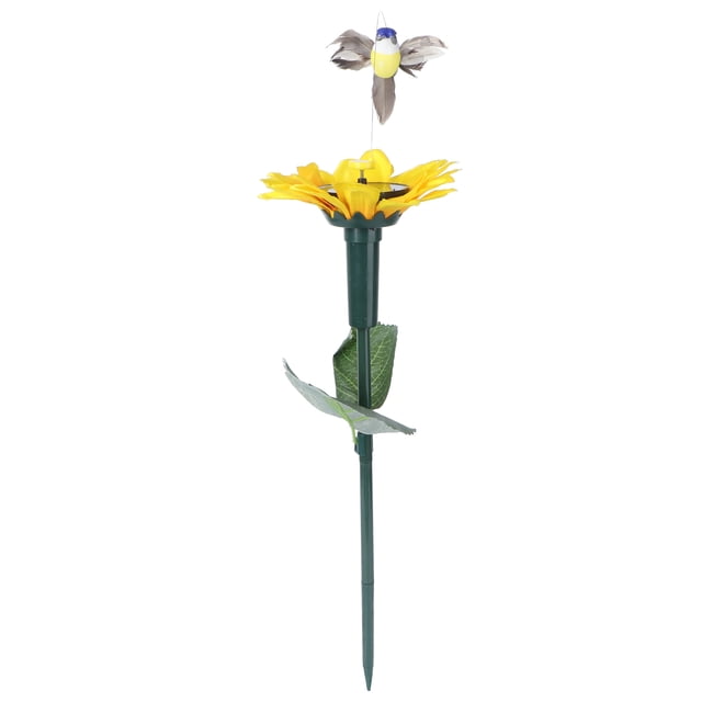 Décoration de Tournesol à Énergie Solaire pour Colibri de Simulation de Vol de Conception Créative