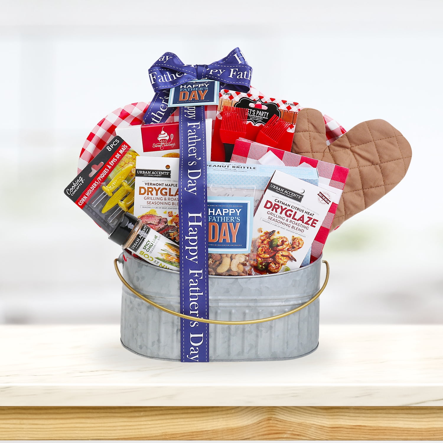 Alder Creek Gift Baskets Father's Day BBQ Gift Basket (10 Items)