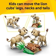 LEGO Creator 3 in 1 Wild Animals: Majestic Lion - Building Toy for Boys & Girls, Ages 9+ Kids Bedroom or Desk Decor - Lion Toy with 3 Building Options - Gift for Birthdays - 31386