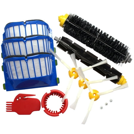 CyberTech Compatible Brush HEPA Filters Accessory Kits For iRobot Roomba 600 610 620 650 655 (600 series)