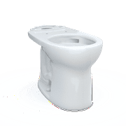 TOTO Drake Round TORNADO FLUSH Toilet Bowl with CEFIONTECT, Cotton White - C775CEFG#01