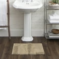 thumbnail image 2 of Mohawk Home Plush Cotton Fade/Stain Resistant Non-slip Machine Washable Bath Mat, Taupe, 2' x 5', 2 of 8